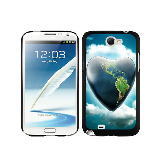 Valentine Love Earth Samsung Galaxy Note 2 Cases DVB
